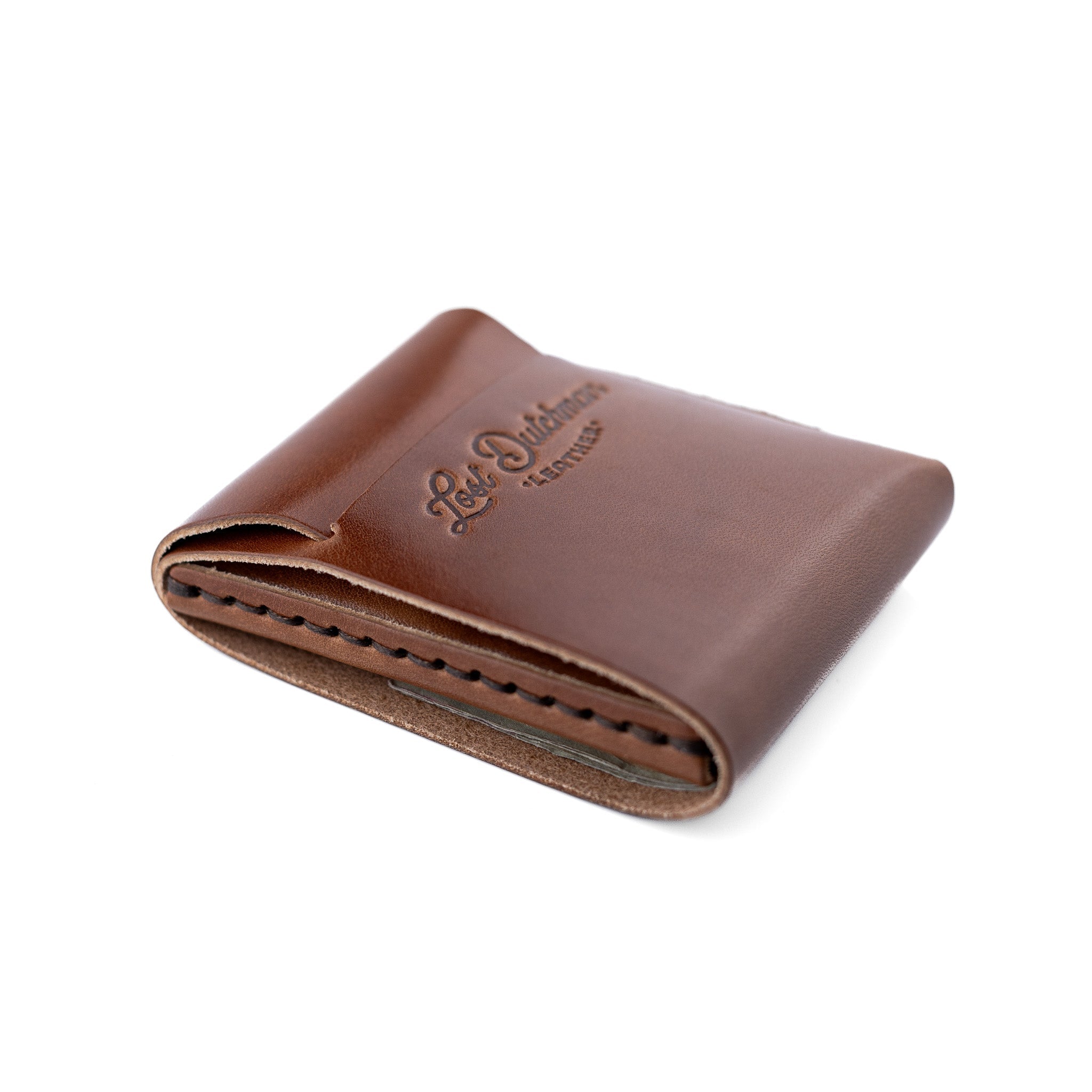 The Cash Finn – Brown - Lost Dutchman Leather handmade leather wallets