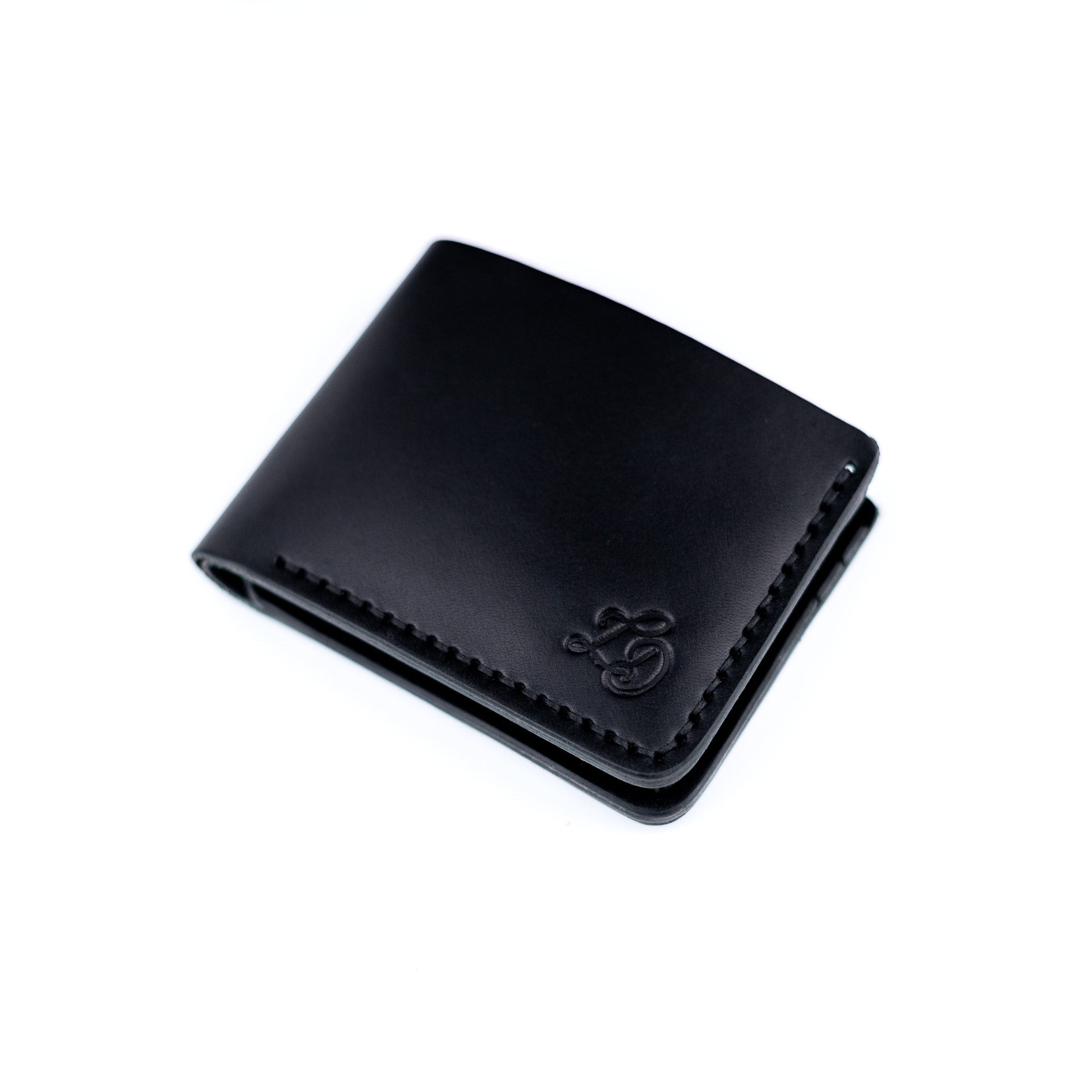 The Dad Wallet - Black - Lost Dutchman Leather handmade leather wallets