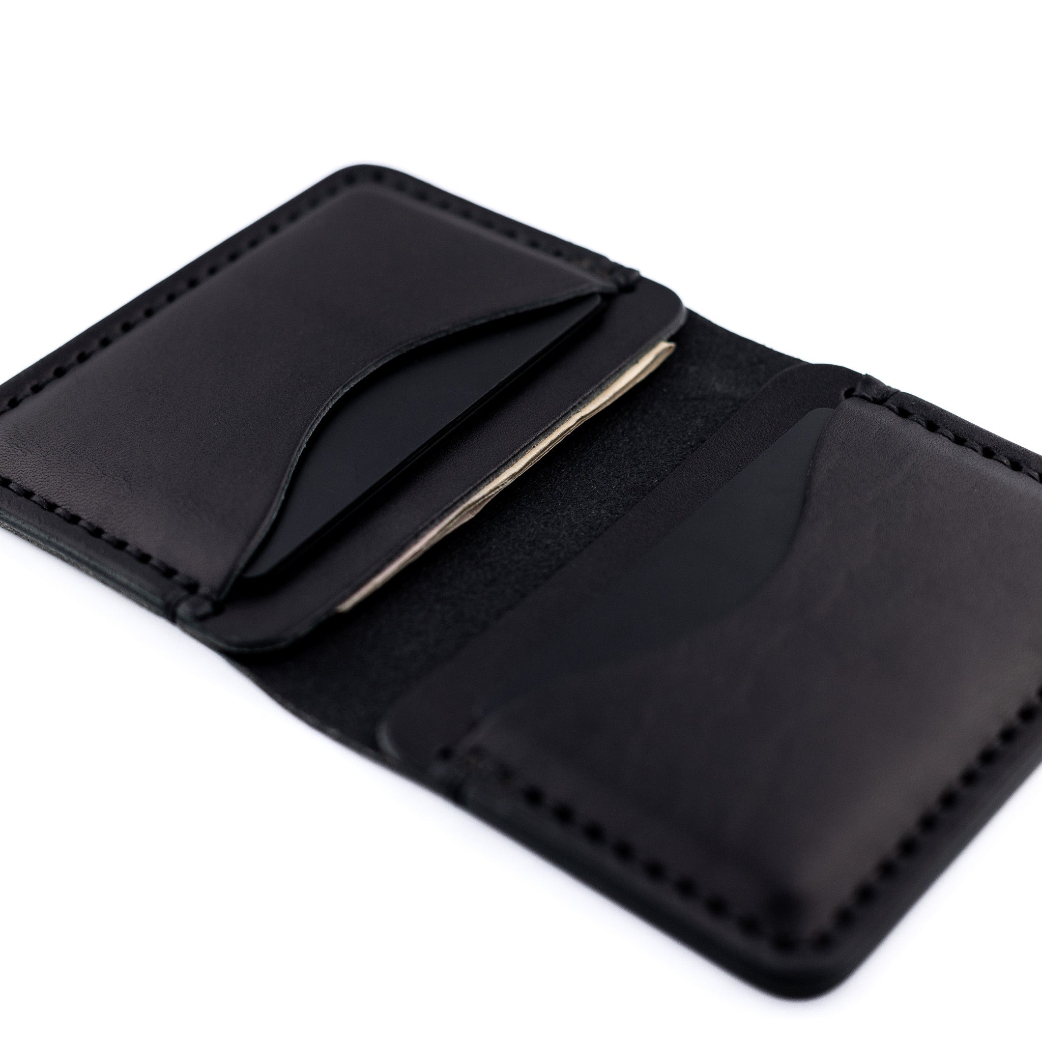 The Dutchman – Black - Lost Dutchman Leather handmade leather wallets