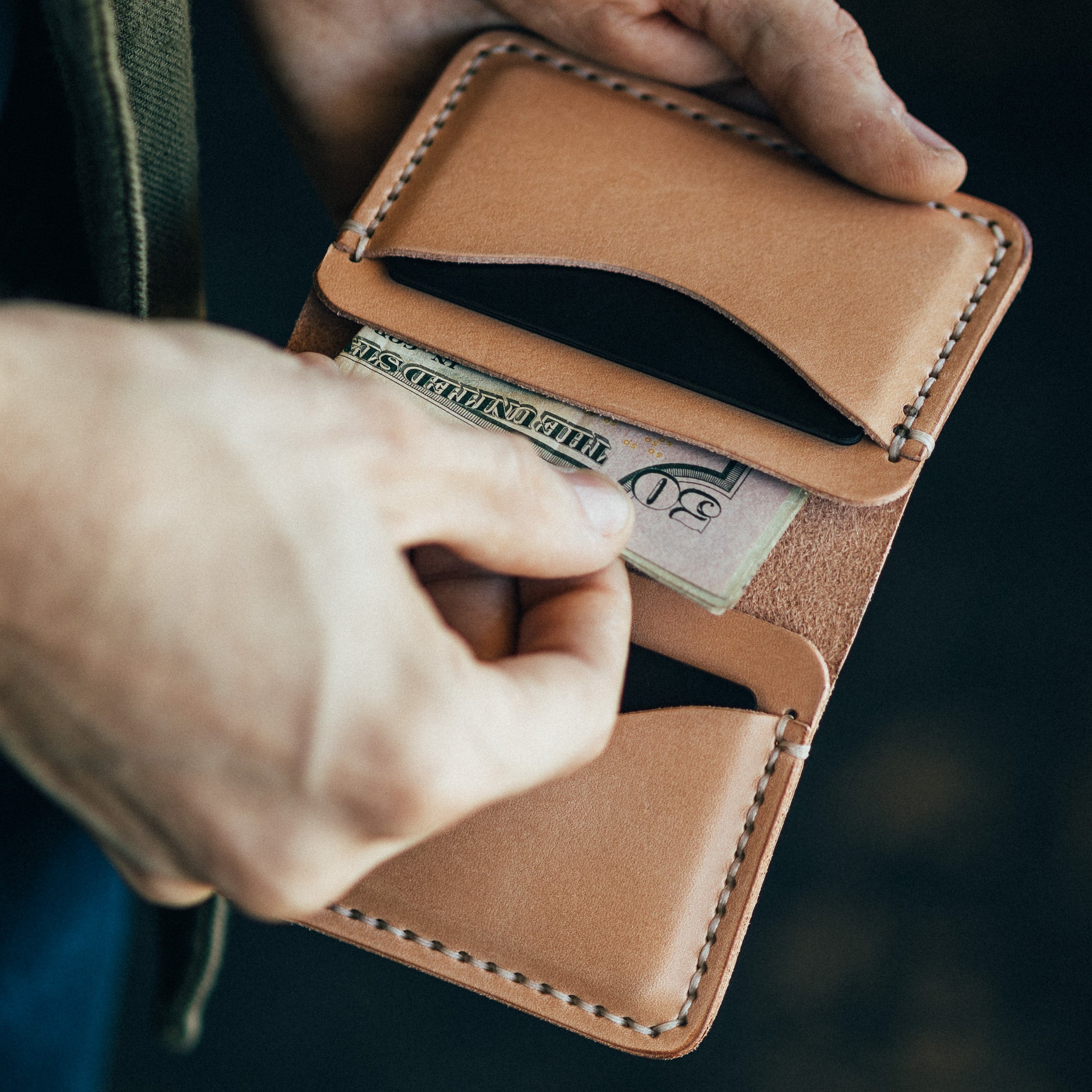 The Dutchman – Russet - Lost Dutchman Leather handmade leather wallets