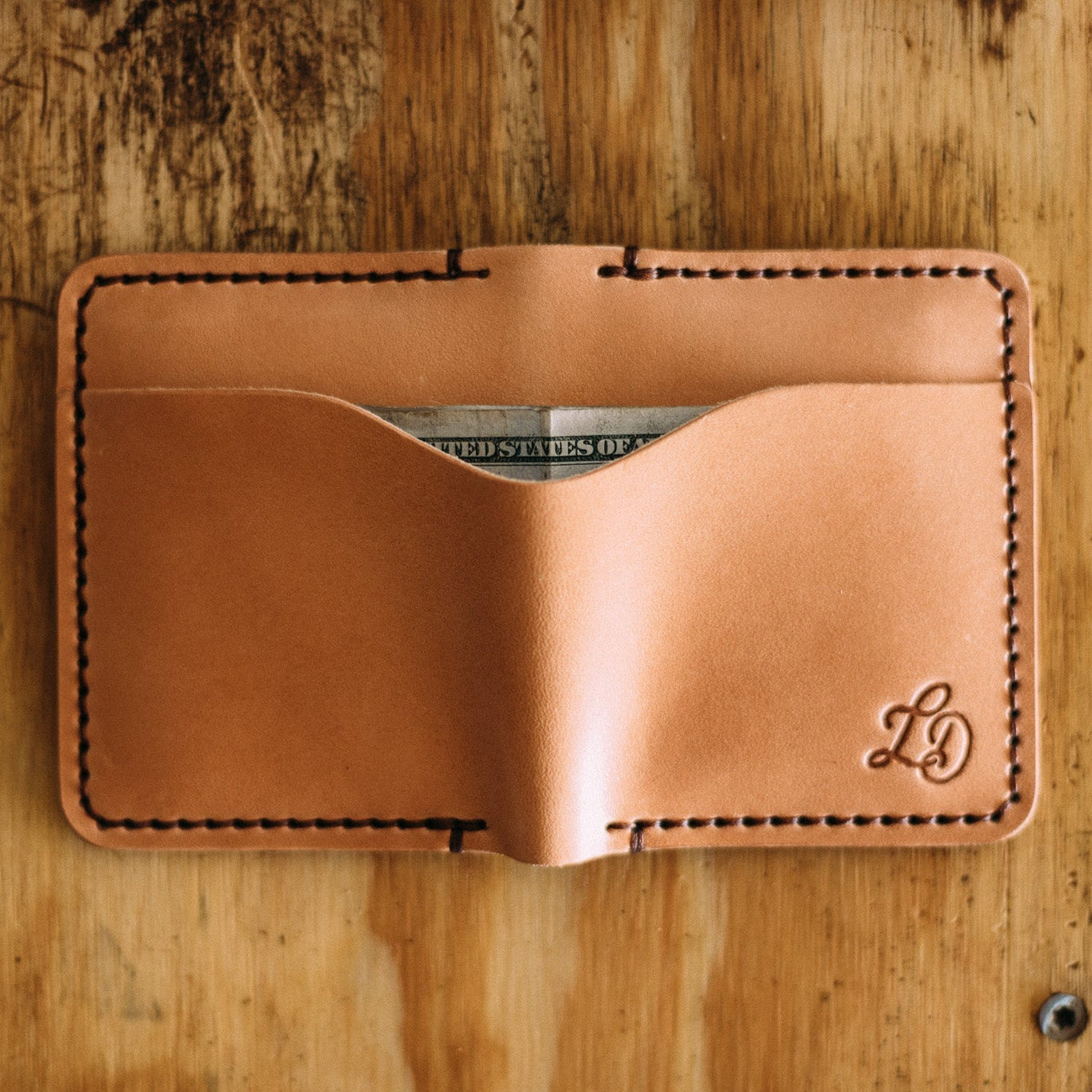 The Hefty Dutchman - Lost Dutchman Leather handmade leather wallets