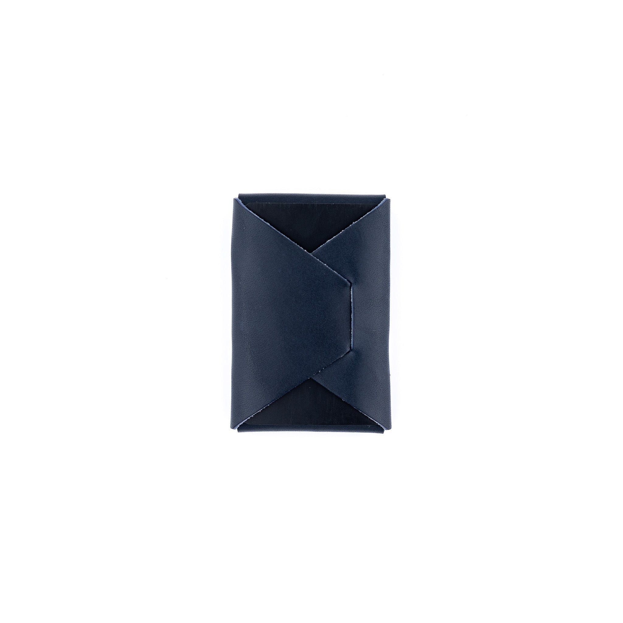The Mini Franklin – Navy - Lost Dutchman Leather handmade leather wallets