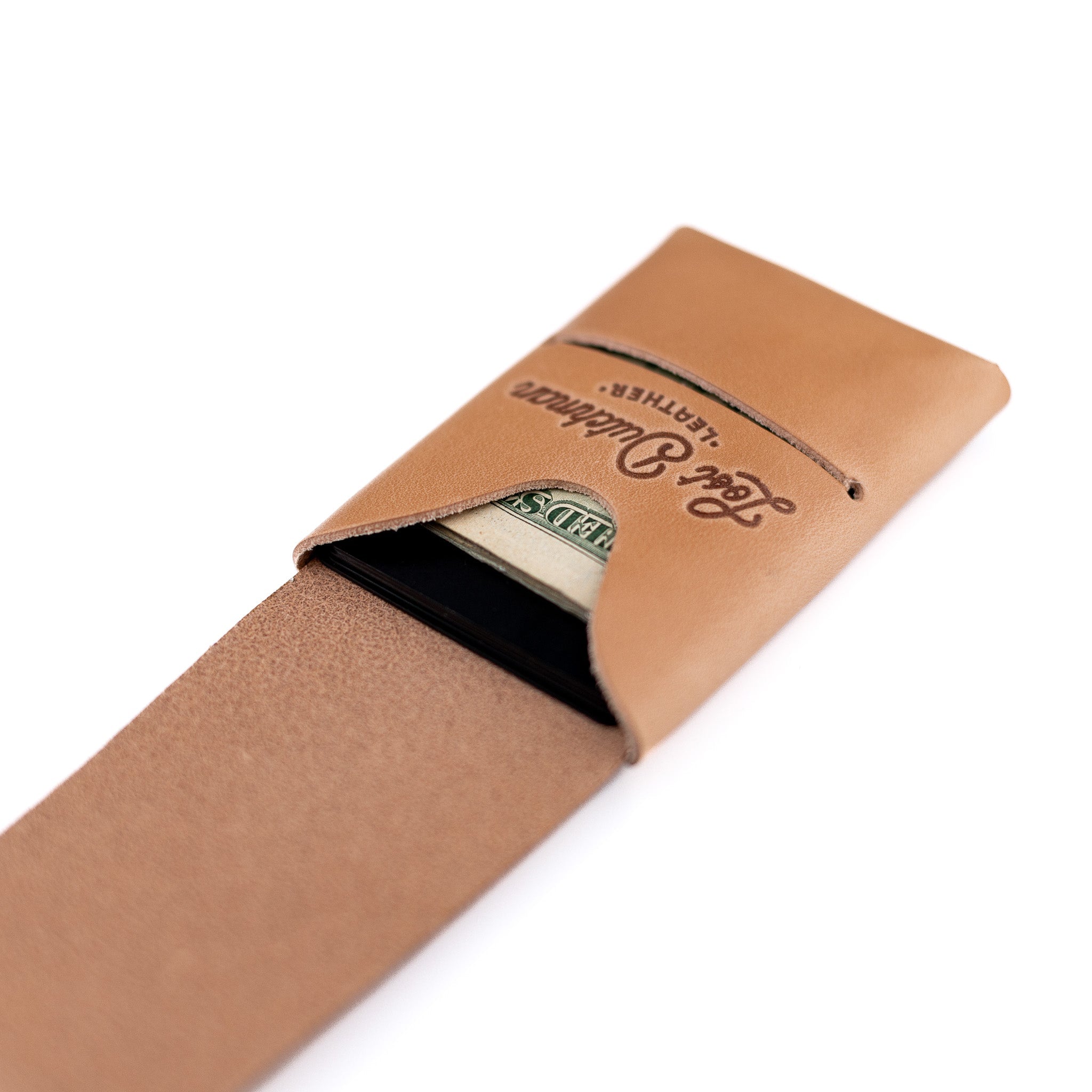 The Mini Franklin – Russet - Lost Dutchman Leather handmade leather wallets