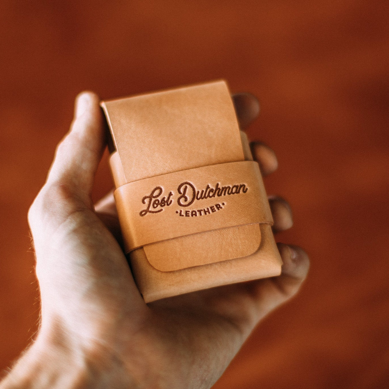 The "No - Stitch" Finnigan - Lost Dutchman Leather handmade leather wallets