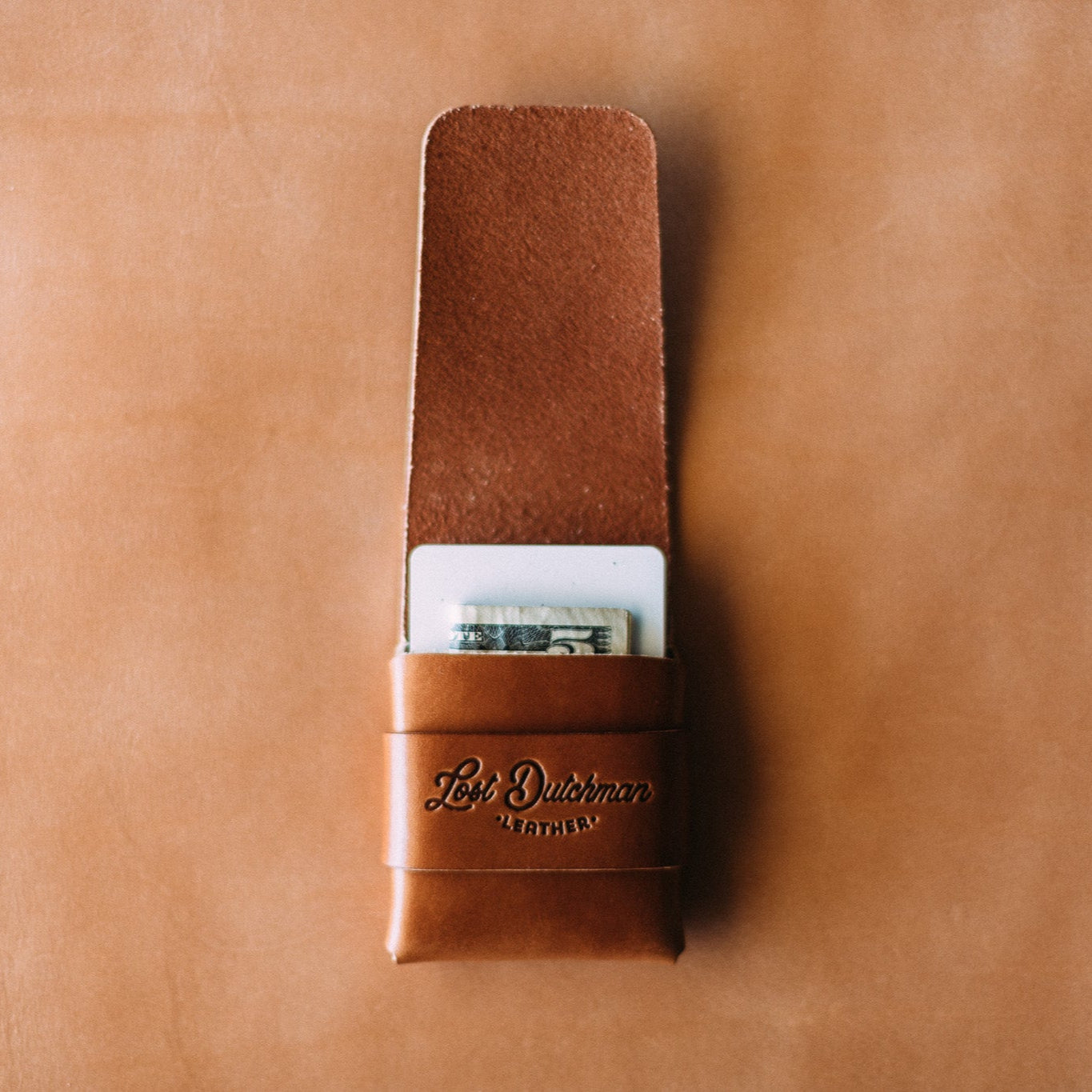 The "No - Stitch" Finnigan - Lost Dutchman Leather handmade leather wallets