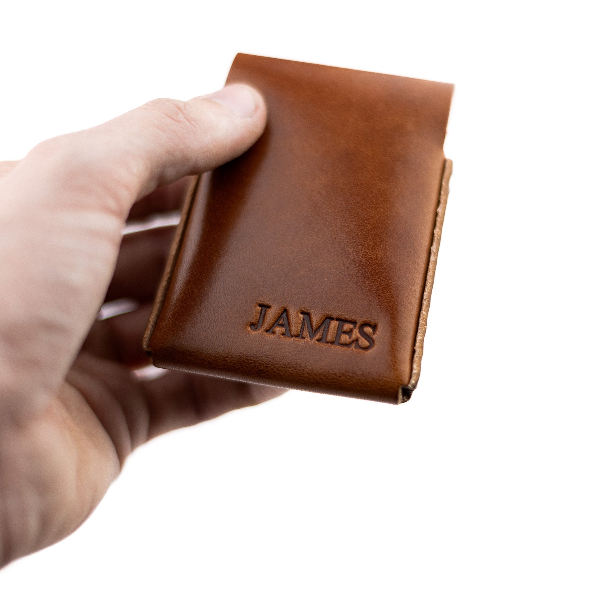 The Snap Finn – Brown - Lost Dutchman Leather handmade leather wallets