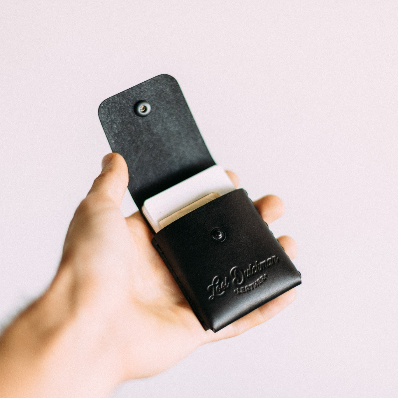 The Snap Finn - Lost Dutchman Leather handmade leather wallets