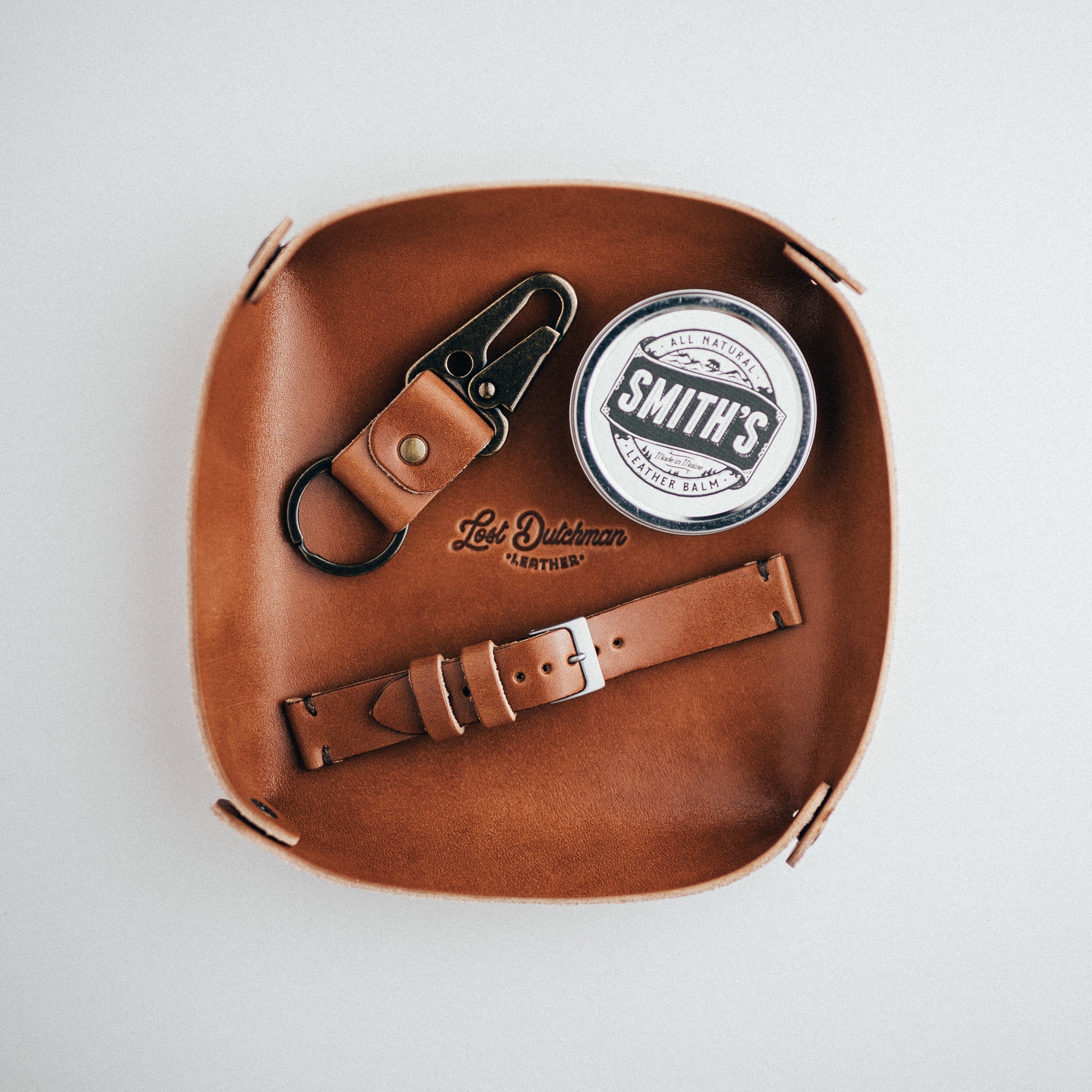 The Sol Strap Bundle – Brown - Lost Dutchman Leather handmade leather wallets