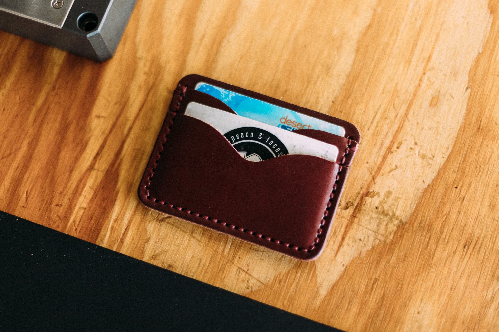 The Spencer - Lost Dutchman Leather handmade leather wallets