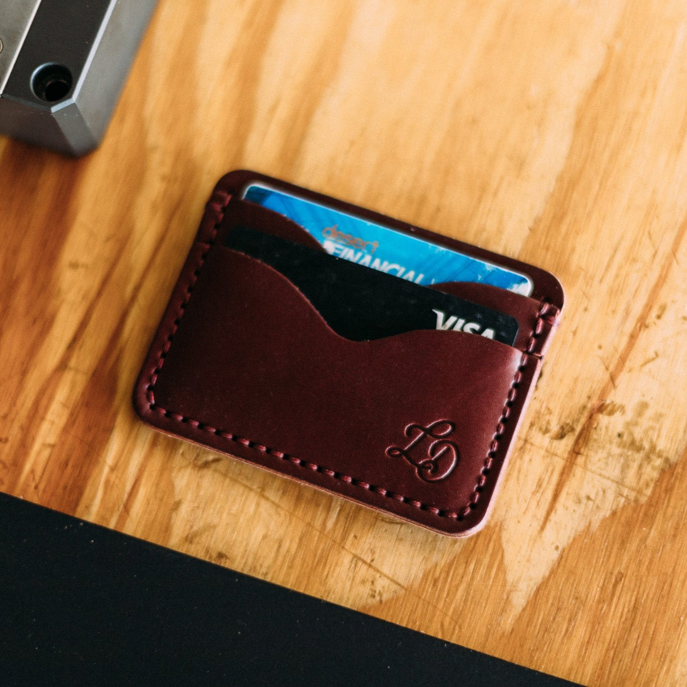 The Spencer - Lost Dutchman Leather handmade leather wallets