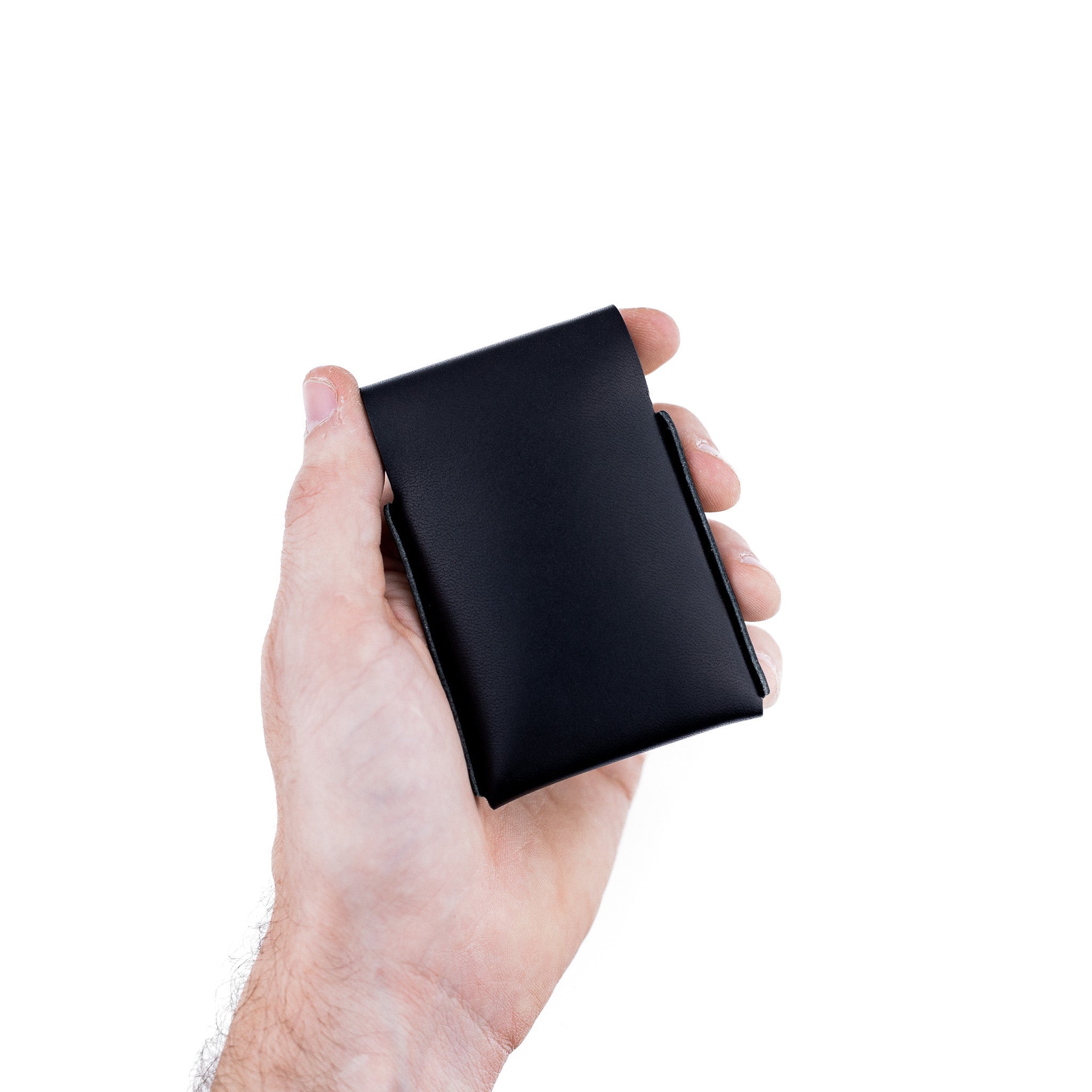 The Thin Finn – Black - Lost Dutchman Leather handmade leather wallets