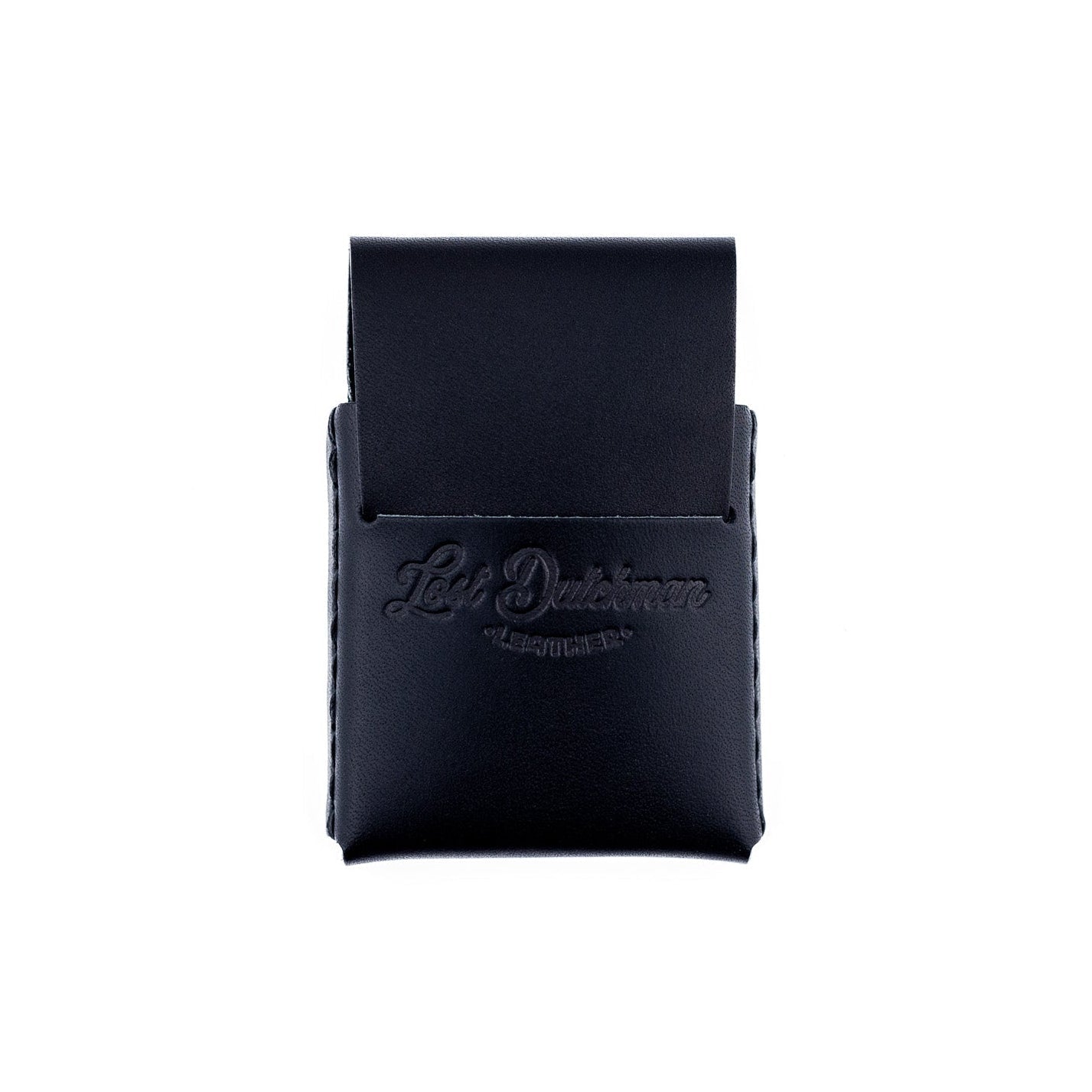 The Thin Finn – Black - Lost Dutchman Leather handmade leather wallets