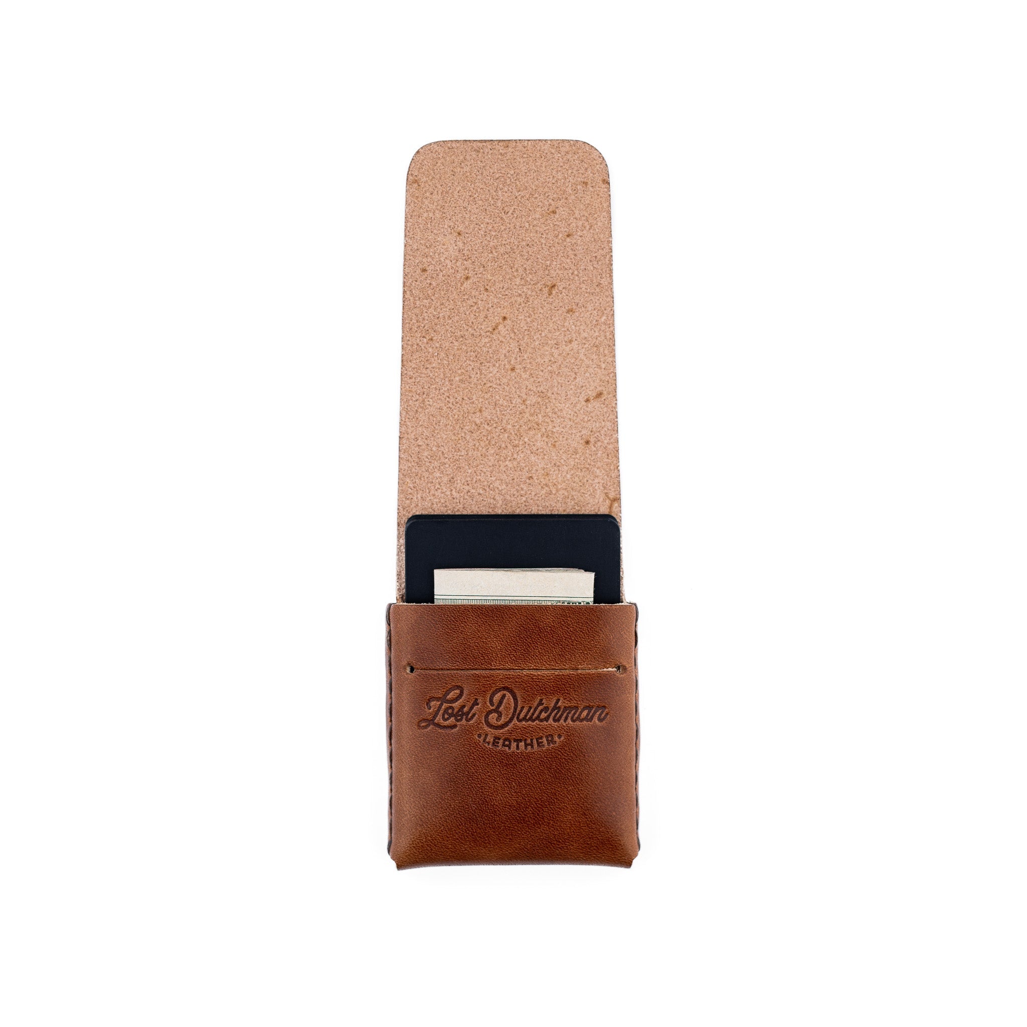 The Thin Finn – Brown - Lost Dutchman Leather handmade leather wallets
