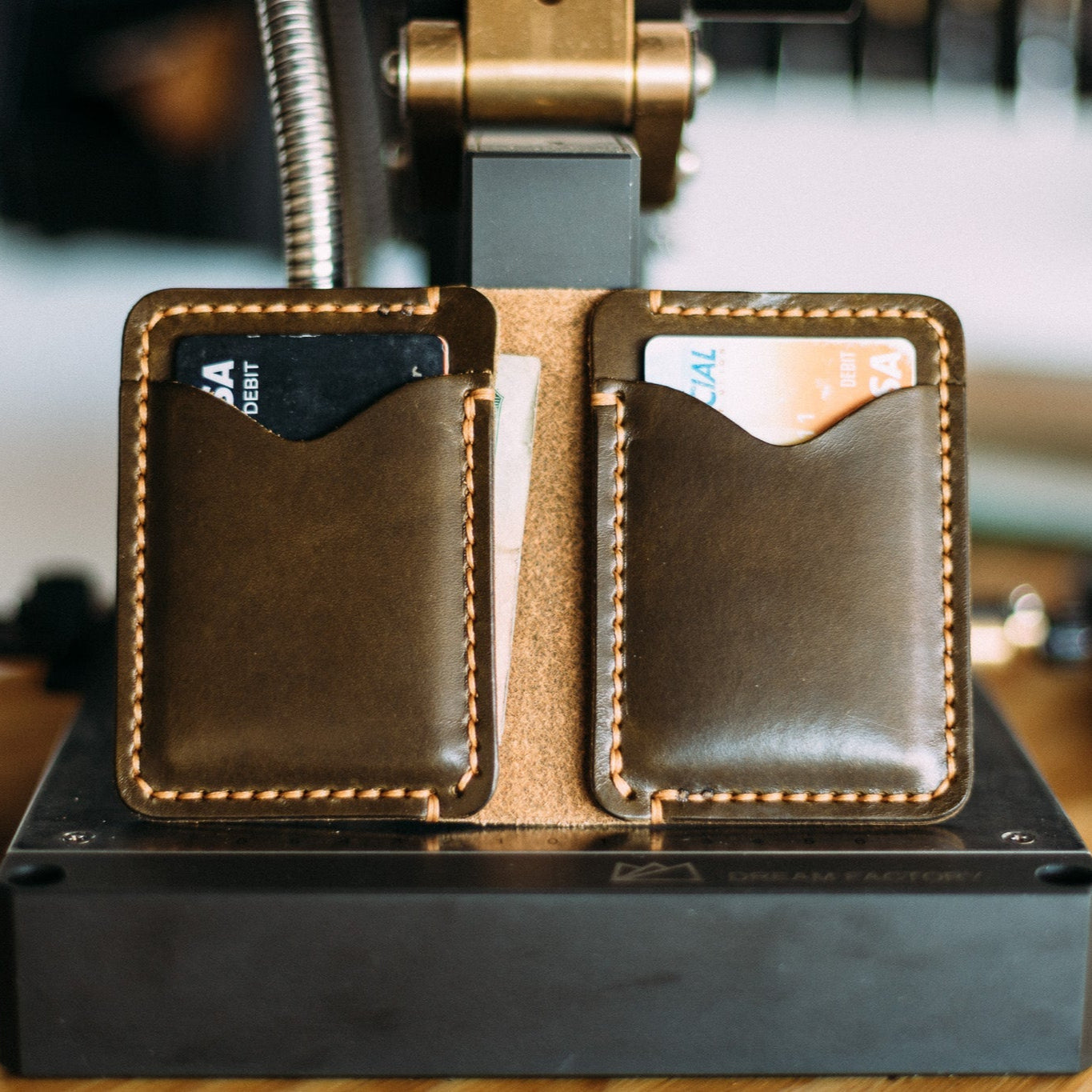 The Vertical Dutchman - Lost Dutchman Leather handmade leather wallets