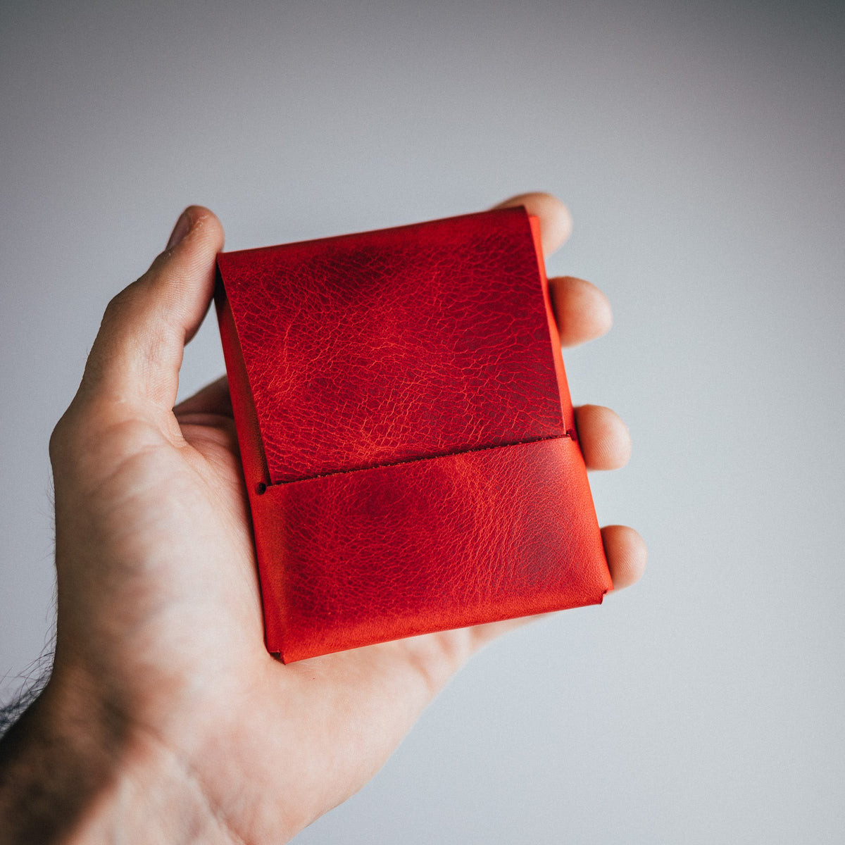 Waxy Pull-up Franklin 2 - Lost Dutchman Leather handmade leather wallets