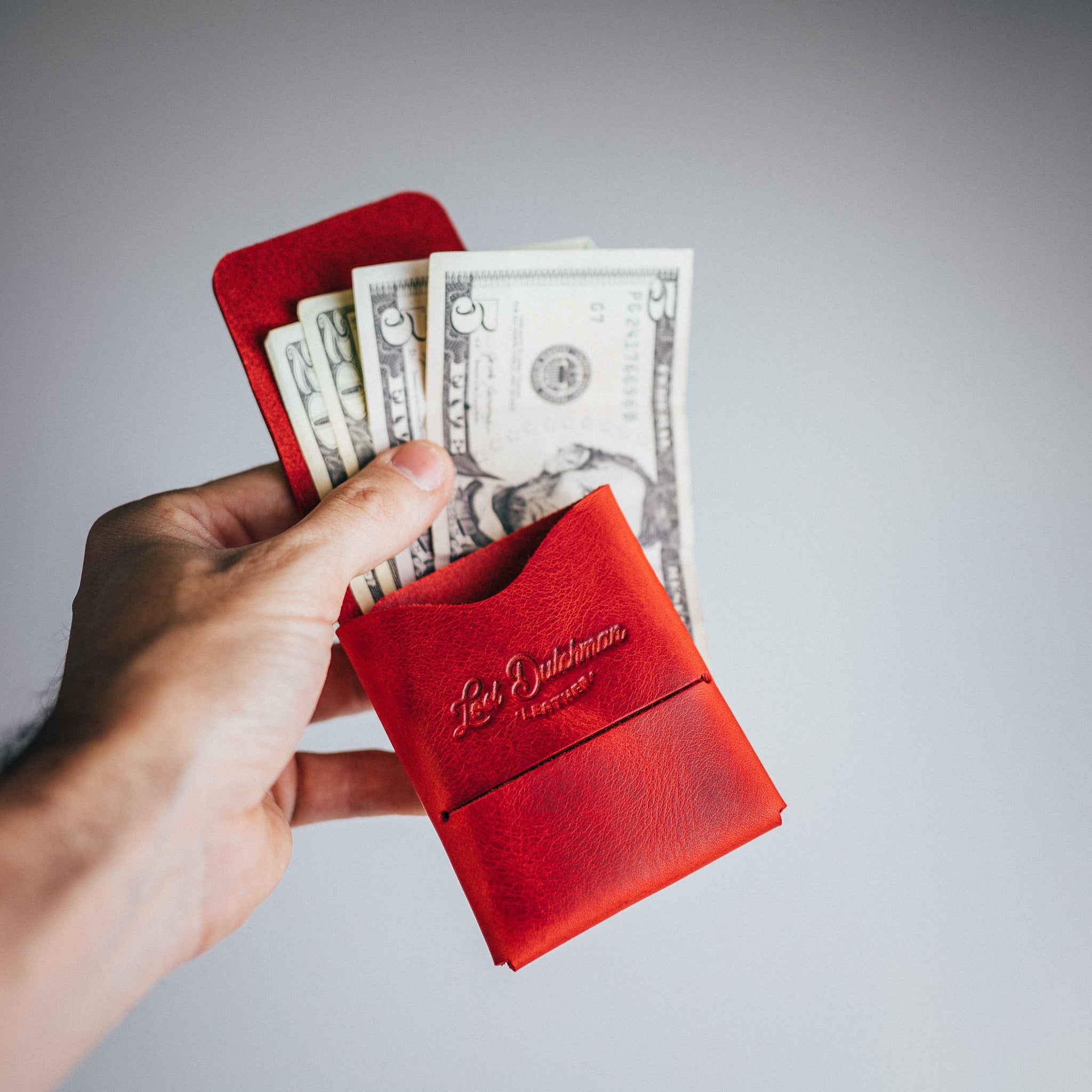 Waxy Pull-up Franklin 2 - Lost Dutchman Leather handmade leather wallets