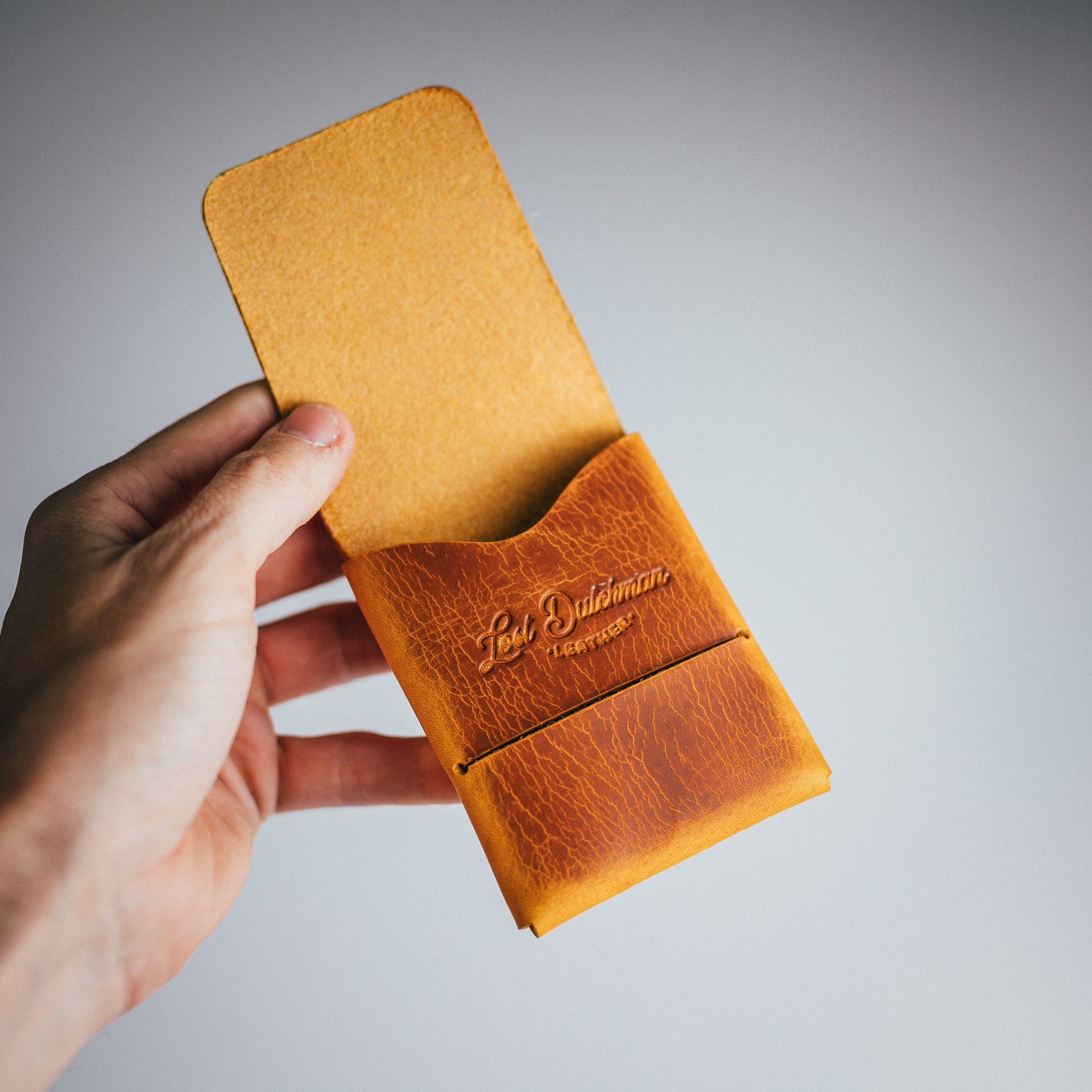 Waxy Pull-up Franklin - Lost Dutchman Leather handmade leather wallets