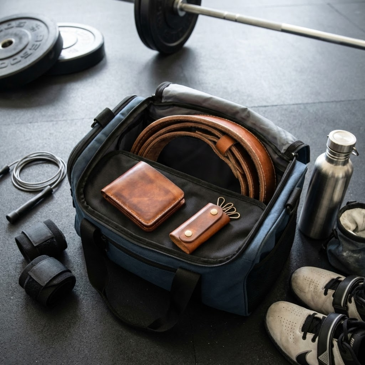 CrossFit and Leather: Gym Bag Essentials That Don't Smell Like the Gym