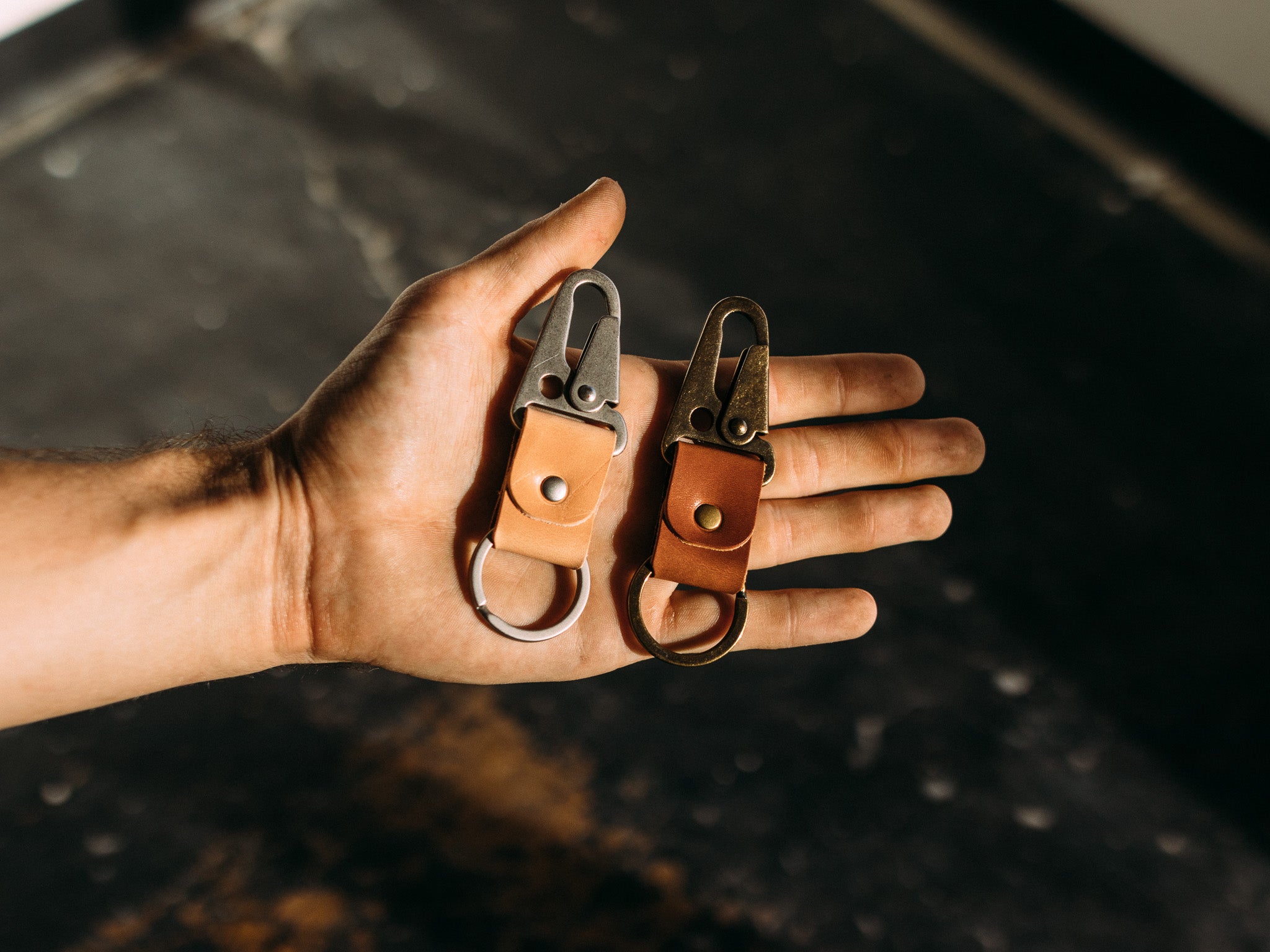 Handmade Leather Keychains and Accessories