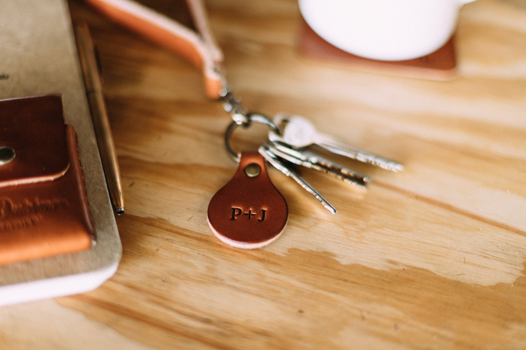 Handmade Leather Keychains and Accessories