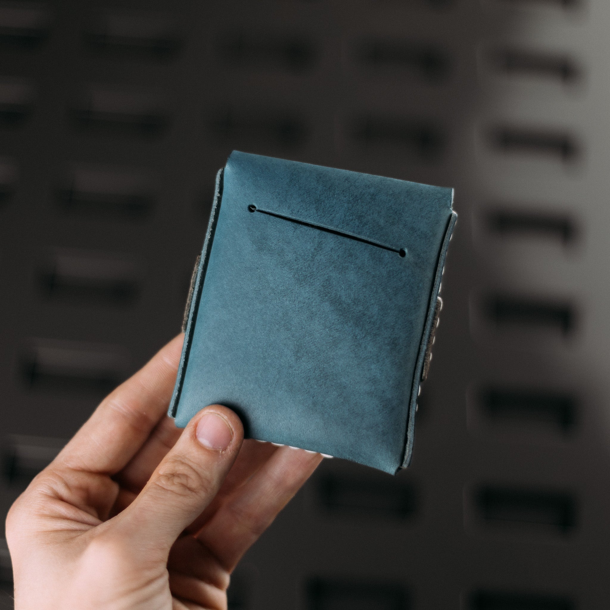 Blue and Grey Horween Big Finn