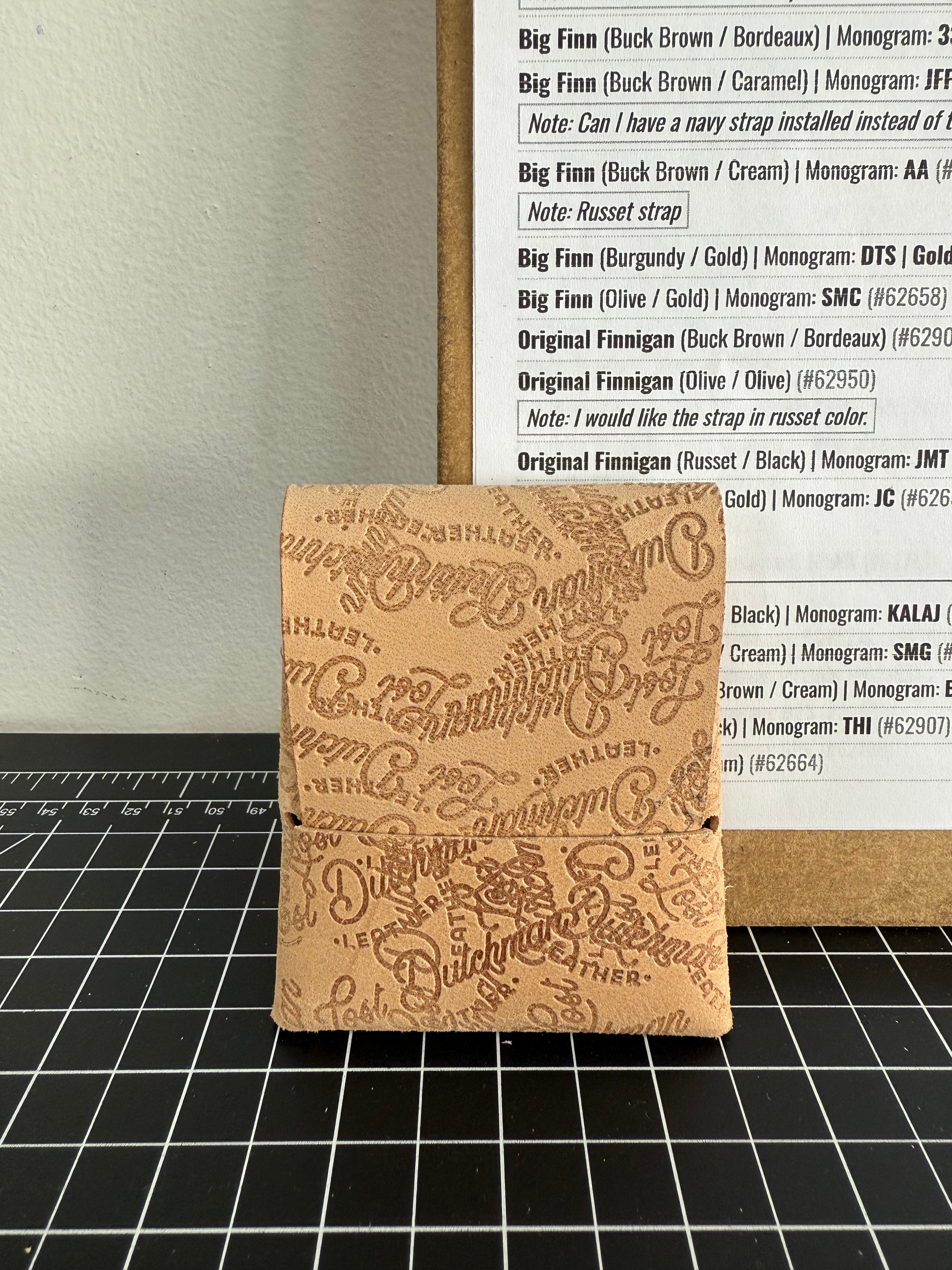Chaos Stamped Shell Cordovan Franklin (Email only)