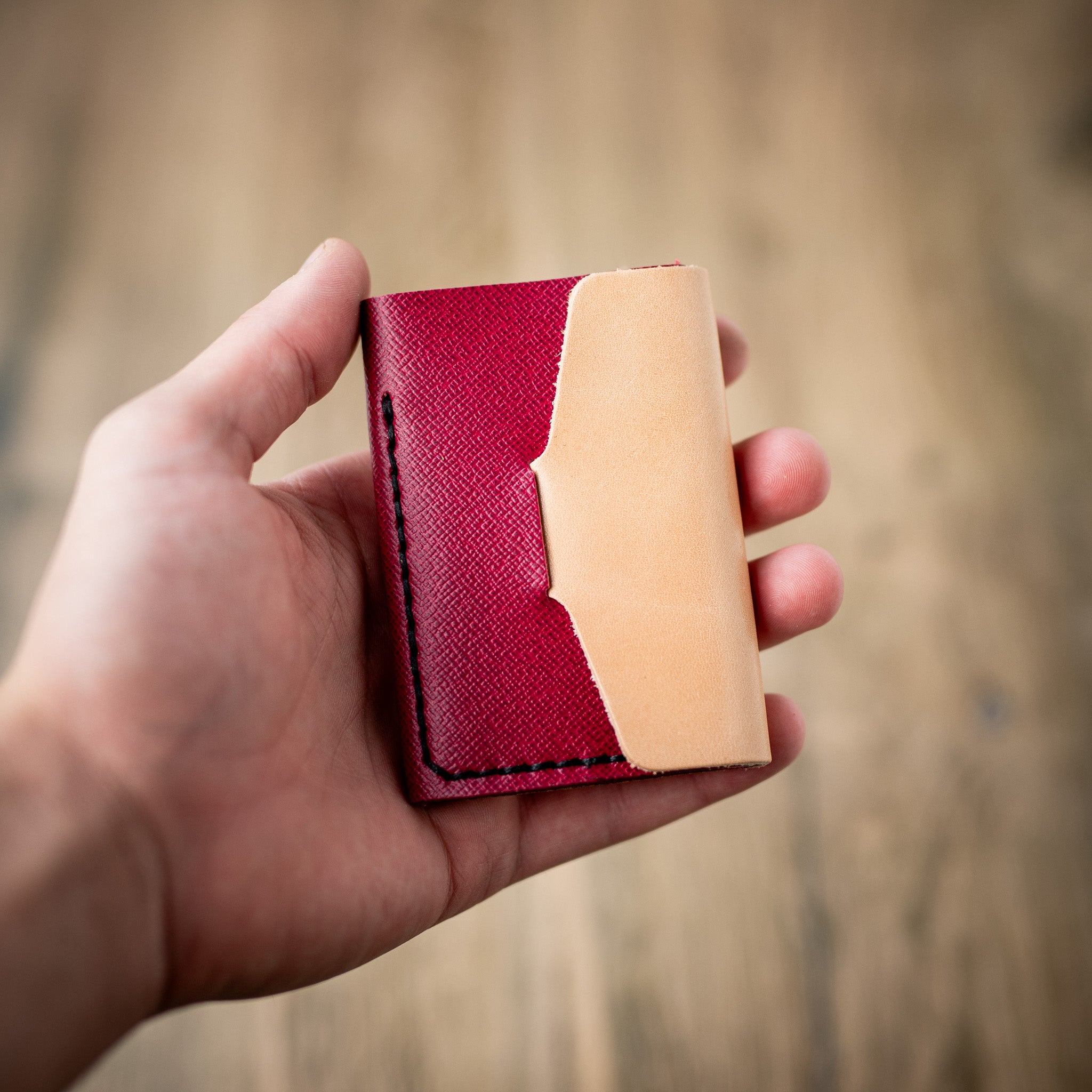 The Tucker – Russet + Saffiano
