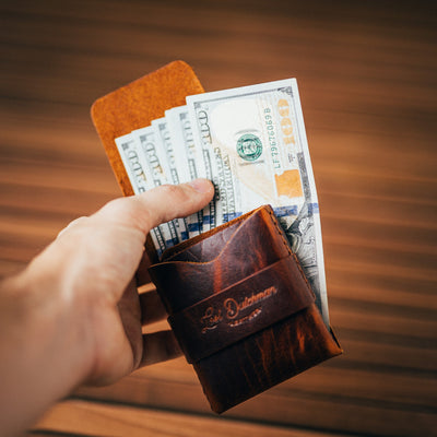 American Bison Big Finn 2 - Lost Dutchman Leather handmade leather wallets