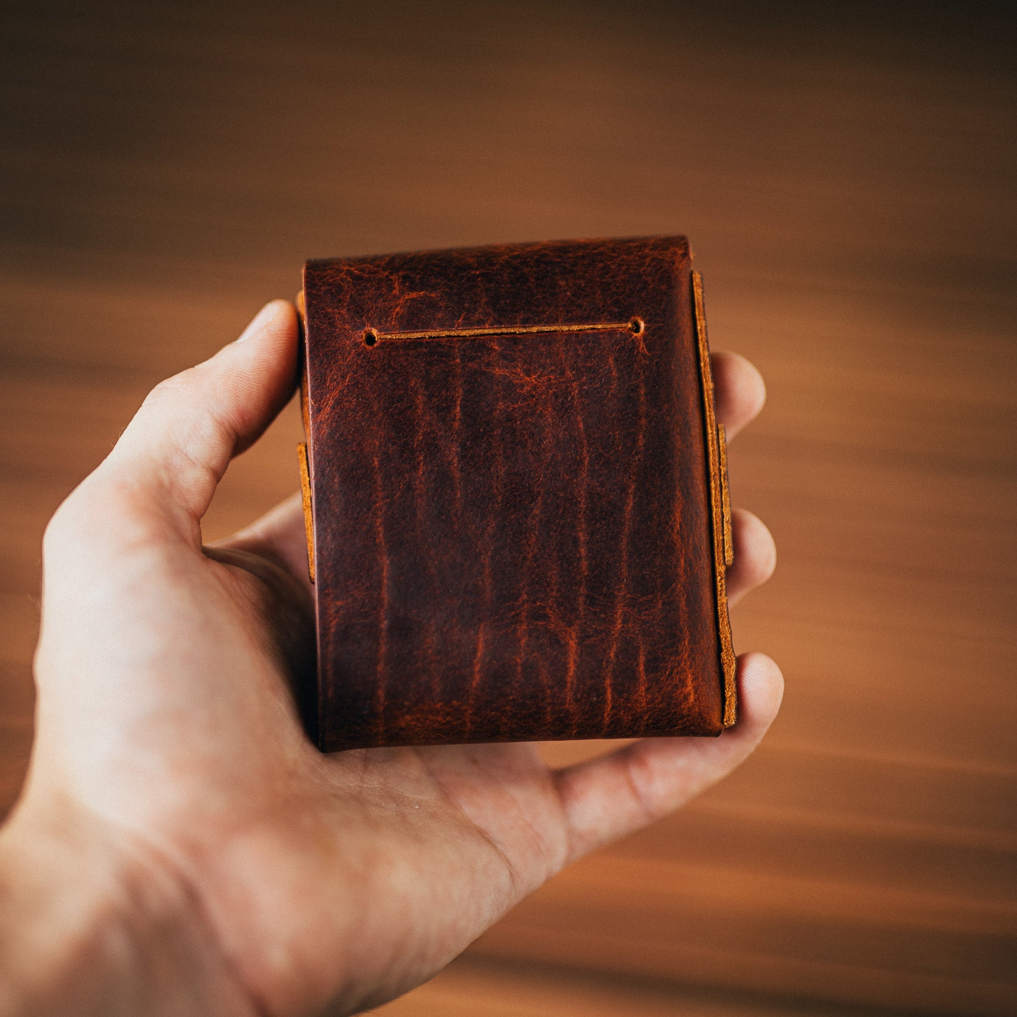American Bison Big Finn 2 - Lost Dutchman Leather handmade leather wallets