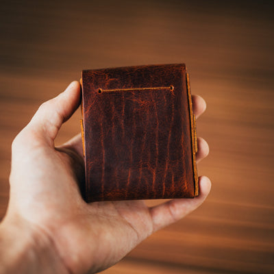 American Bison Big Finn 2 - Lost Dutchman Leather handmade leather wallets