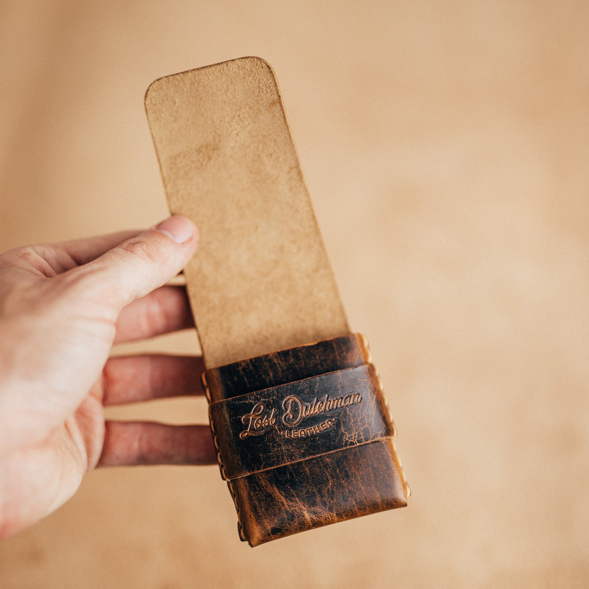 American Bison Finnigan - Lost Dutchman Leather handmade leather wallets