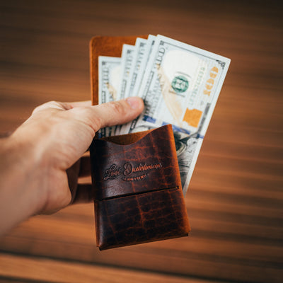 American Bison Franklin 2 - Lost Dutchman Leather handmade leather wallets