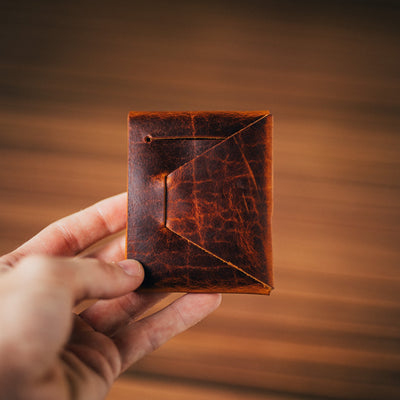 American Bison Franklin 2 - Lost Dutchman Leather handmade leather wallets
