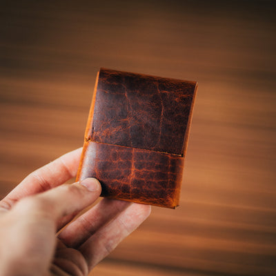 American Bison Franklin 2 - Lost Dutchman Leather handmade leather wallets