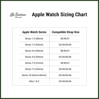 Apple Watch Sol Strap – Black - Lost Dutchman Leather handmade leather wallets
