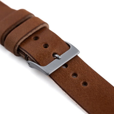 Apple Watch Sol Strap – Brown - Lost Dutchman Leather handmade leather wallets