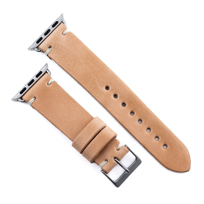 Apple Watch Sol Strap – Russet - Lost Dutchman Leather handmade leather wallets
