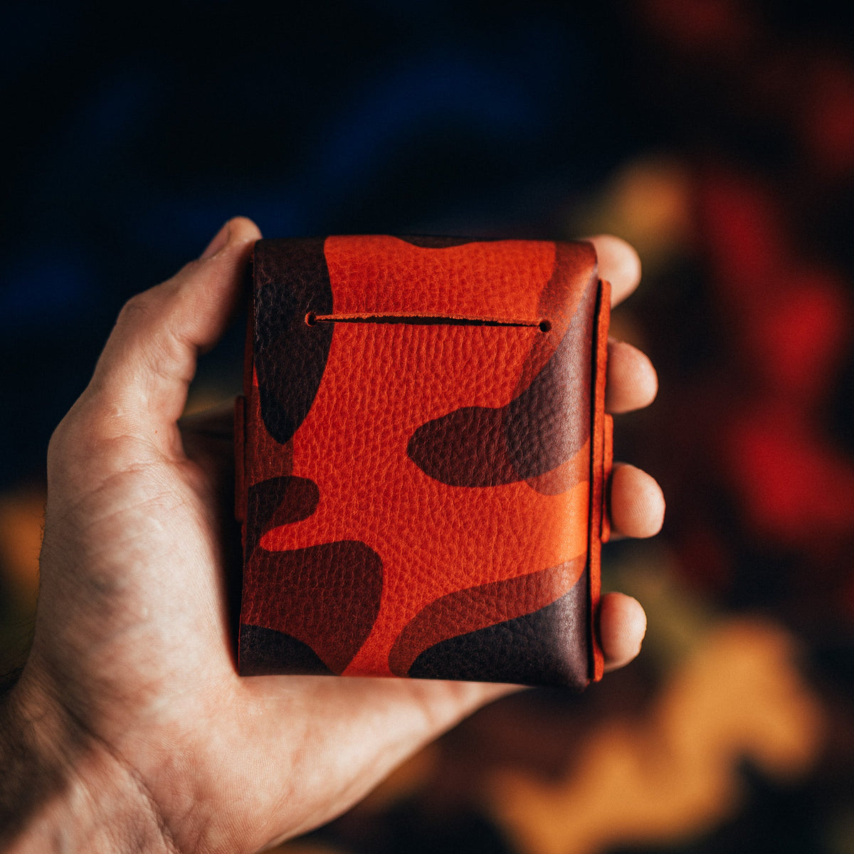 Camo Big Finn 2 - Lost Dutchman Leather handmade leather wallets