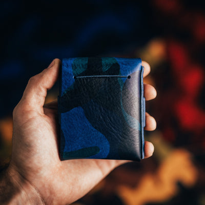 Camo Big Finn 2 - Lost Dutchman Leather handmade leather wallets