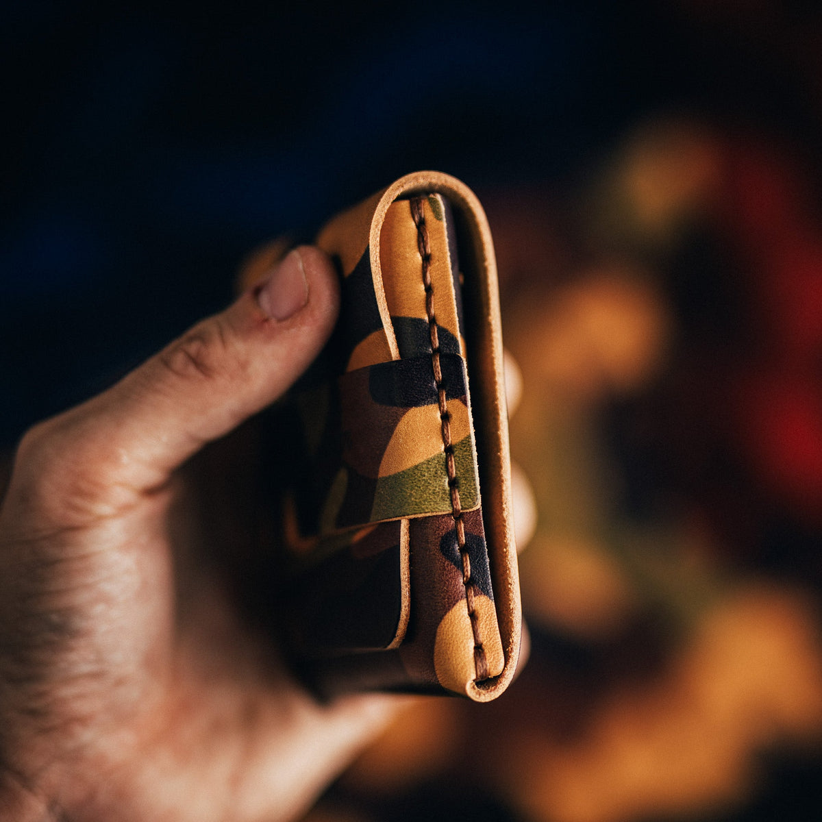 Camo Big Finn 2 - Lost Dutchman Leather handmade leather wallets