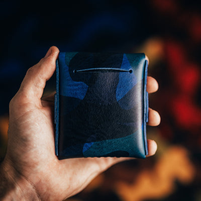 Camo Big Finn (classic) - Lost Dutchman Leather handmade leather wallets