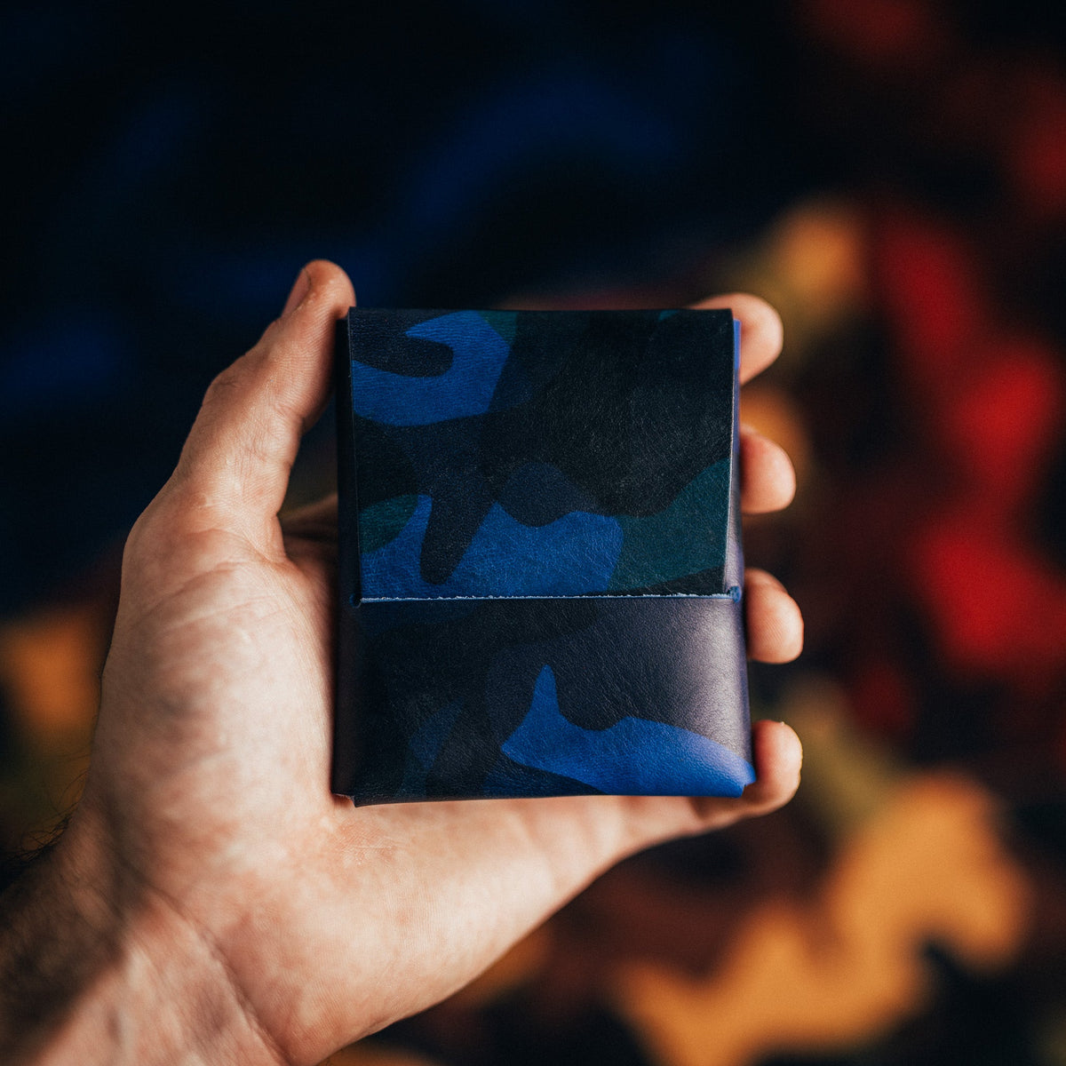 Camo Franklin (classic) - Lost Dutchman Leather handmade leather wallets