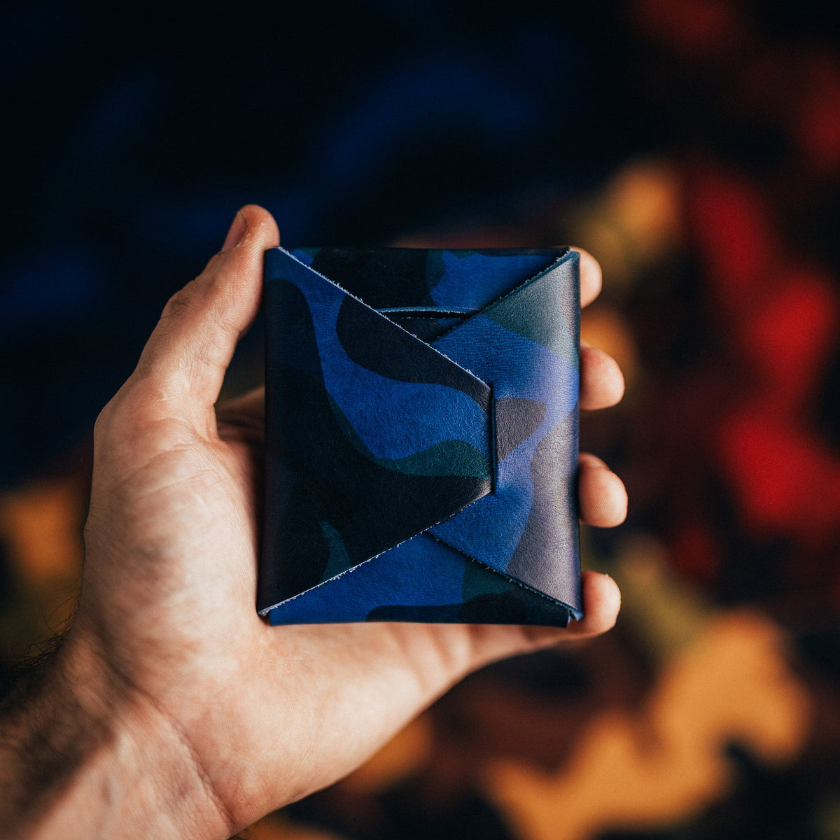 Camo Franklin (classic) - Lost Dutchman Leather handmade leather wallets
