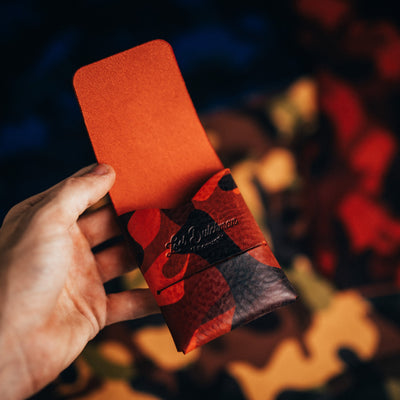 Camo Franklin (classic) - Lost Dutchman Leather handmade leather wallets