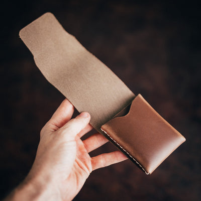 Chromexcel Cash Finn - Lost Dutchman Leather handmade leather wallets