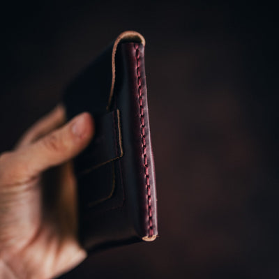 Chromexcel Huckleberry (Standard) - Lost Dutchman Leather handmade leather wallets