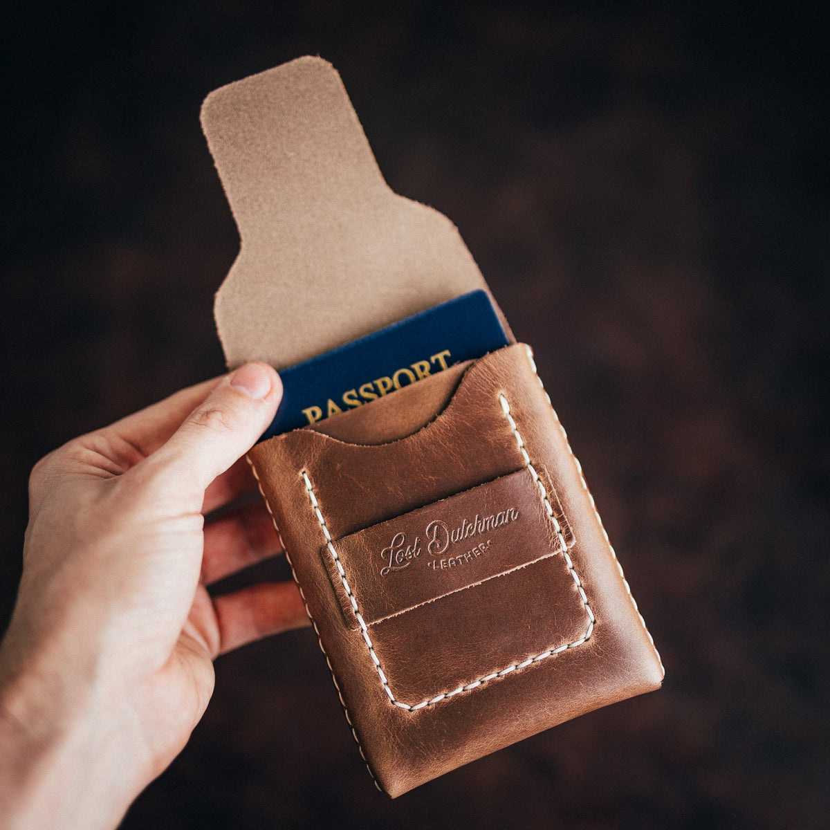 Chromexcel Huckleberry (Standard) - Lost Dutchman Leather handmade leather wallets