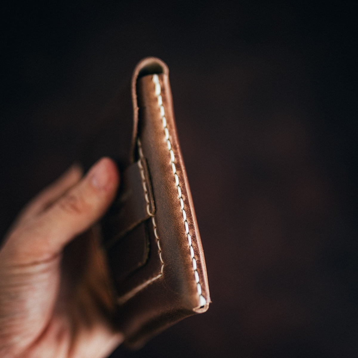 Chromexcel Huckleberry (Standard) - Lost Dutchman Leather handmade leather wallets
