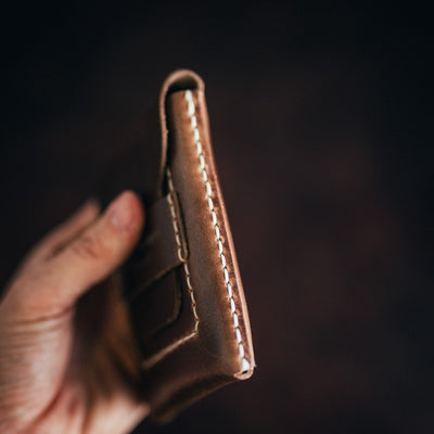 Chromexcel Huckleberry (Standard) - Lost Dutchman Leather handmade leather wallets