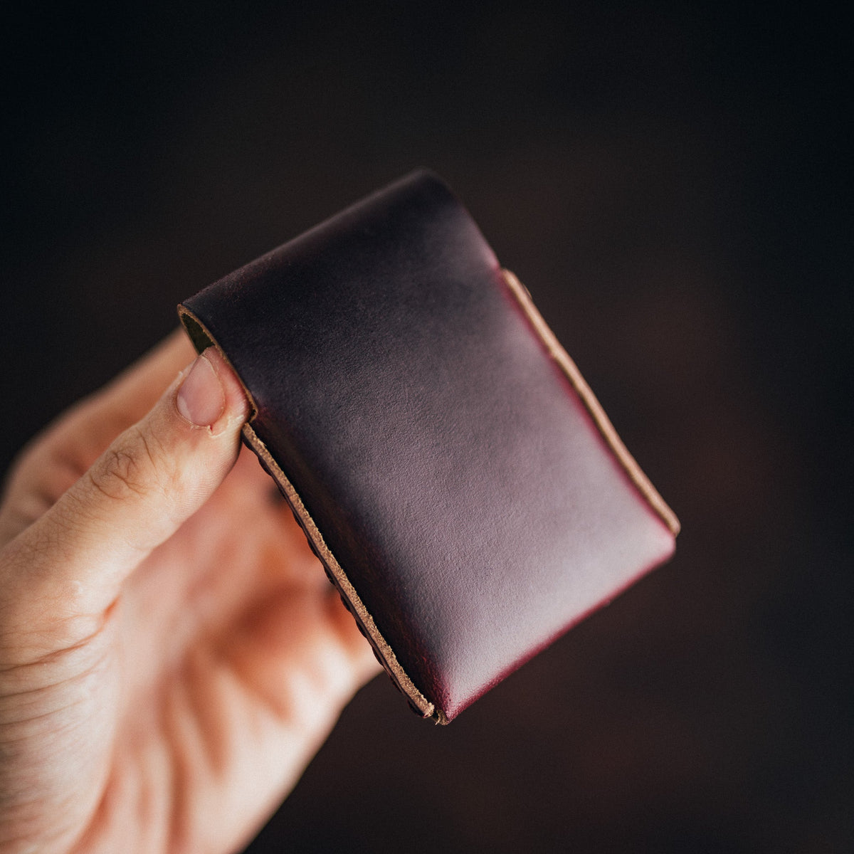 Chromexcel Snap Finn - Lost Dutchman Leather handmade leather wallets